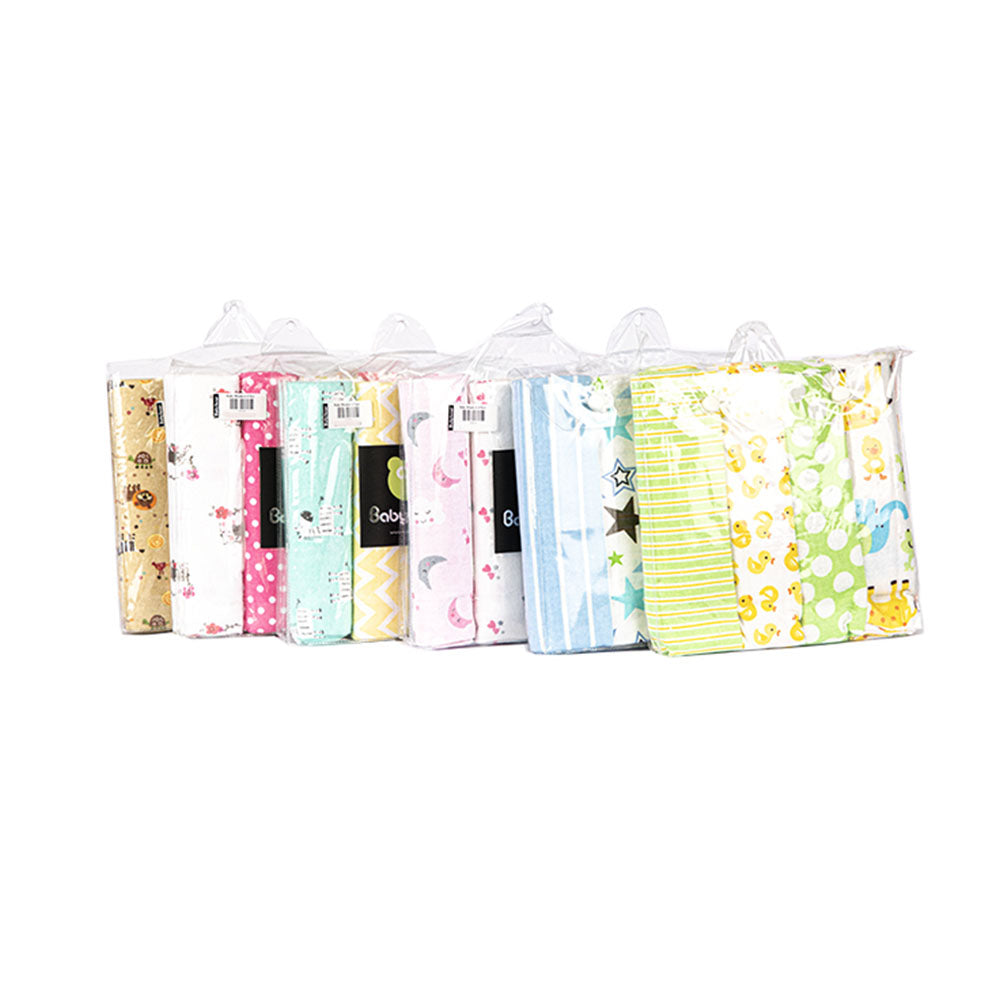 Baby Blanket 4 Set - Multi Colour Bundle