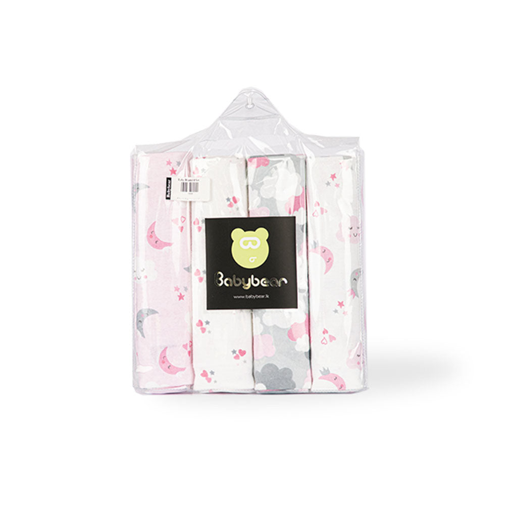 Baby Blanket 4 Set - Grey