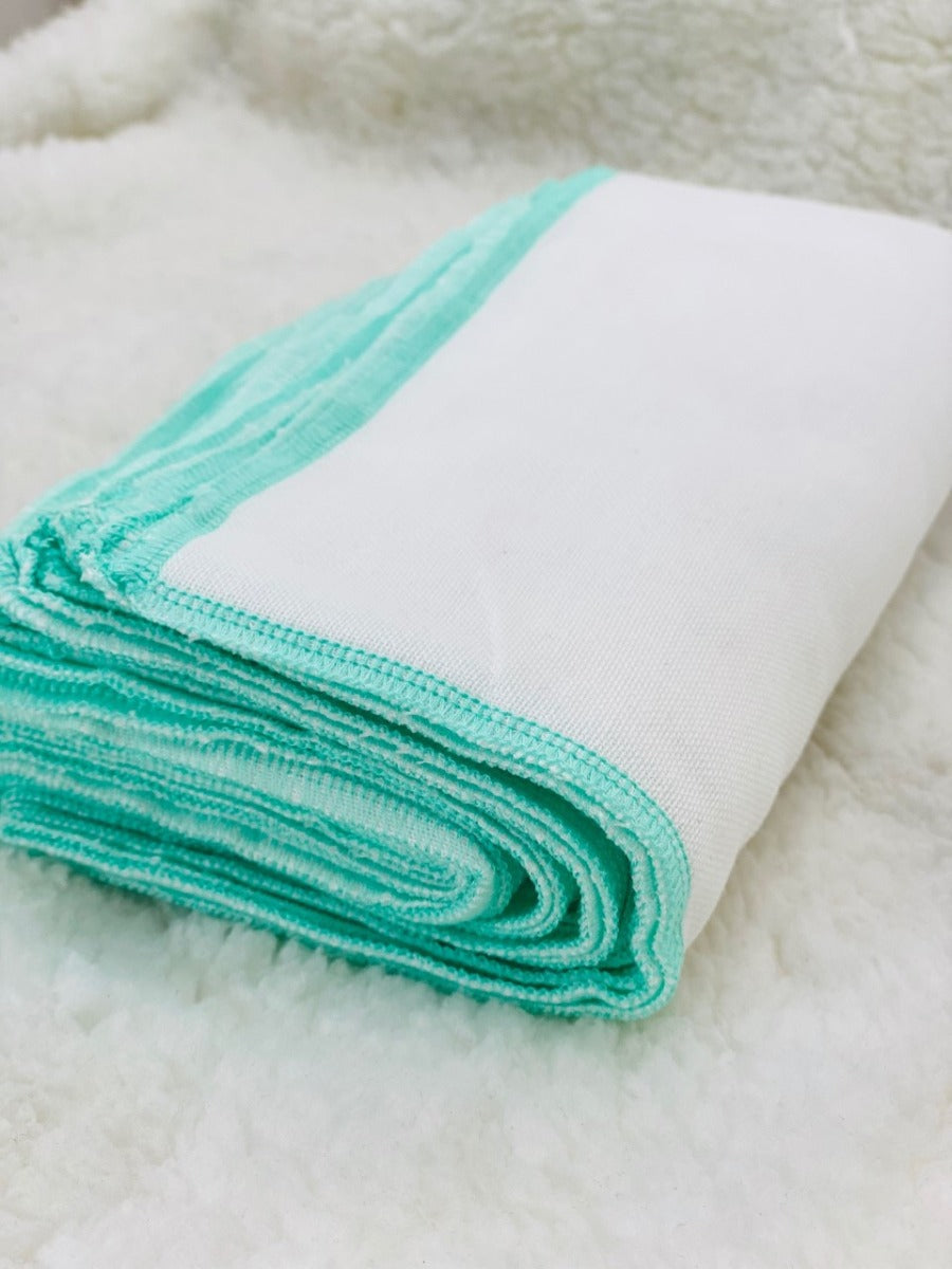 Nappy 18 X 18 (6Pc) Green Border