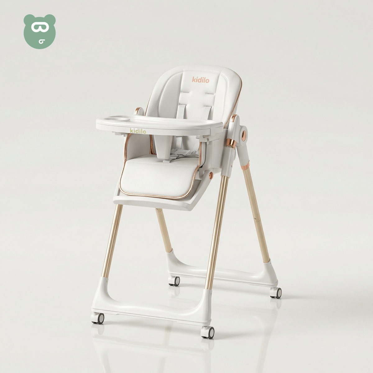 Kidilo Feeding Chair White