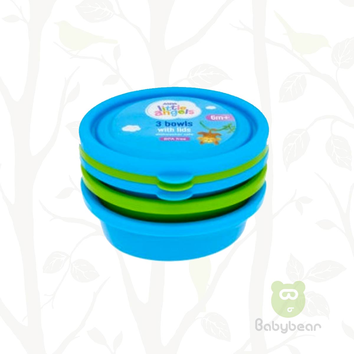 3 Feeding Bowls in 1 - ASDA Little Angels