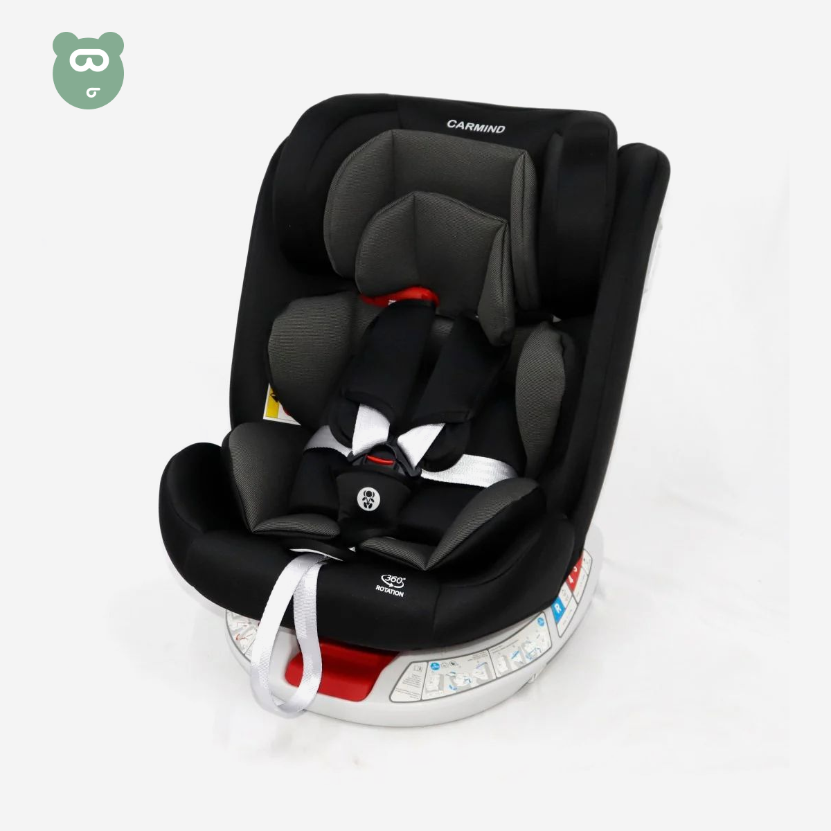 Carmind 360 Car Seat with Isofix - Black / Gray