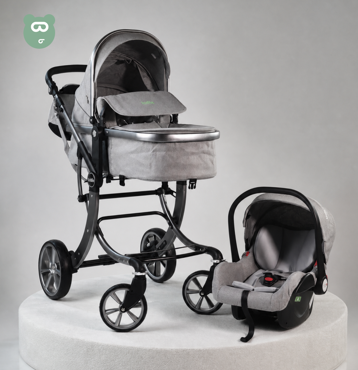 Kidilo Travel System - G600+C - Grey