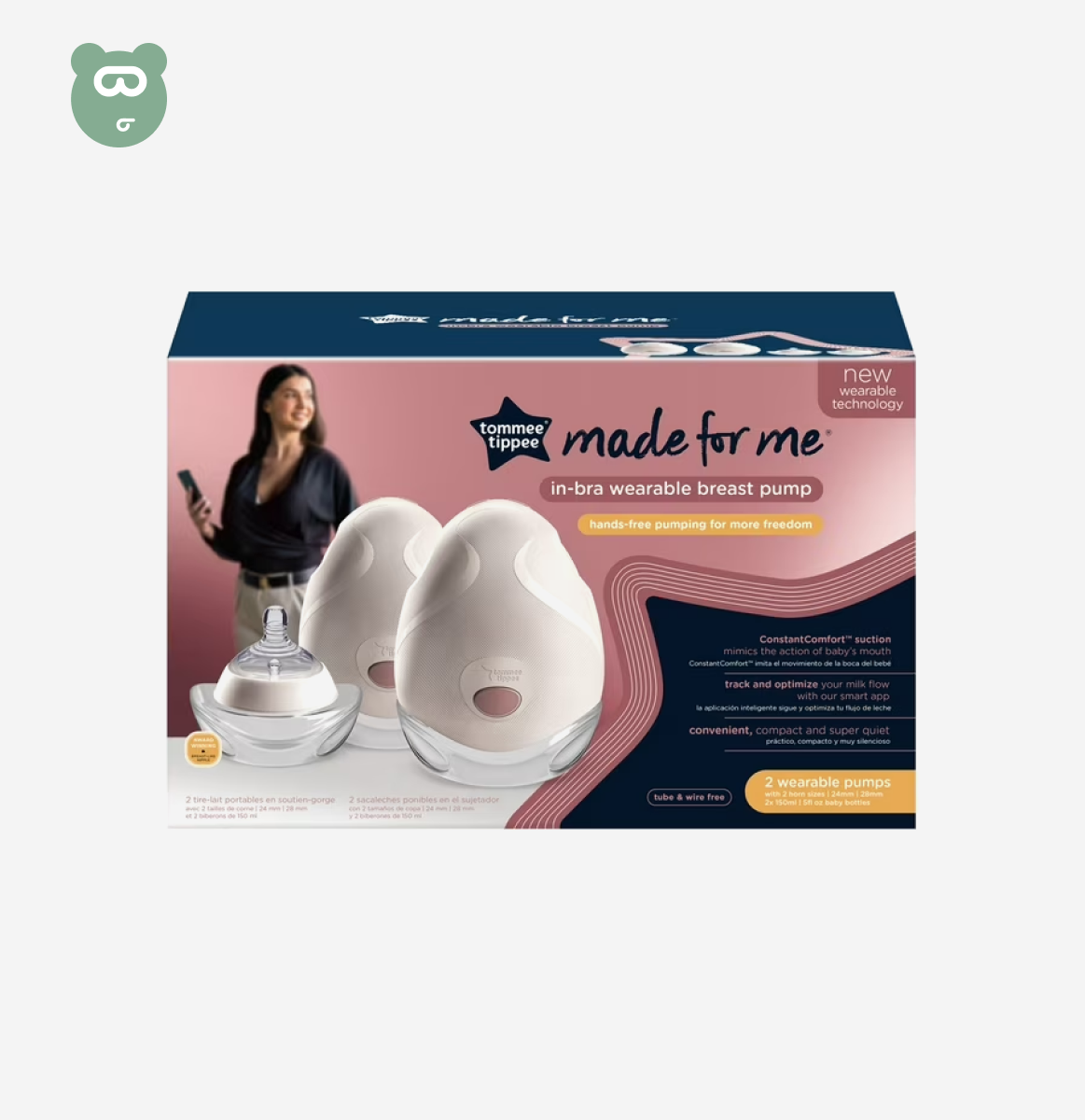 TT Double Wearable Breast Pump