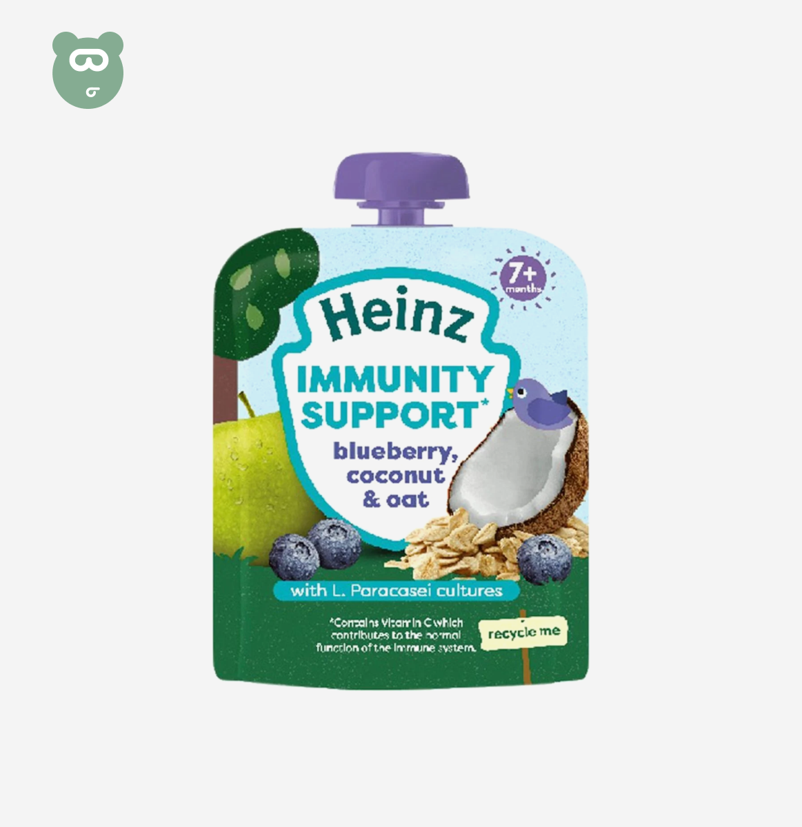 Heinz Baby Food Blueberry, Coconut & Oat Pouch 85g