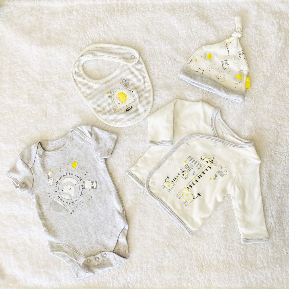 4 in 1 Baby Sleep Suit Set 0-6