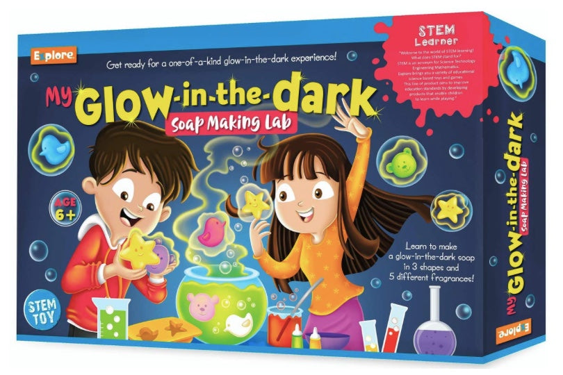 My Glow in the Dark Soap Making Lab - STEM Learner