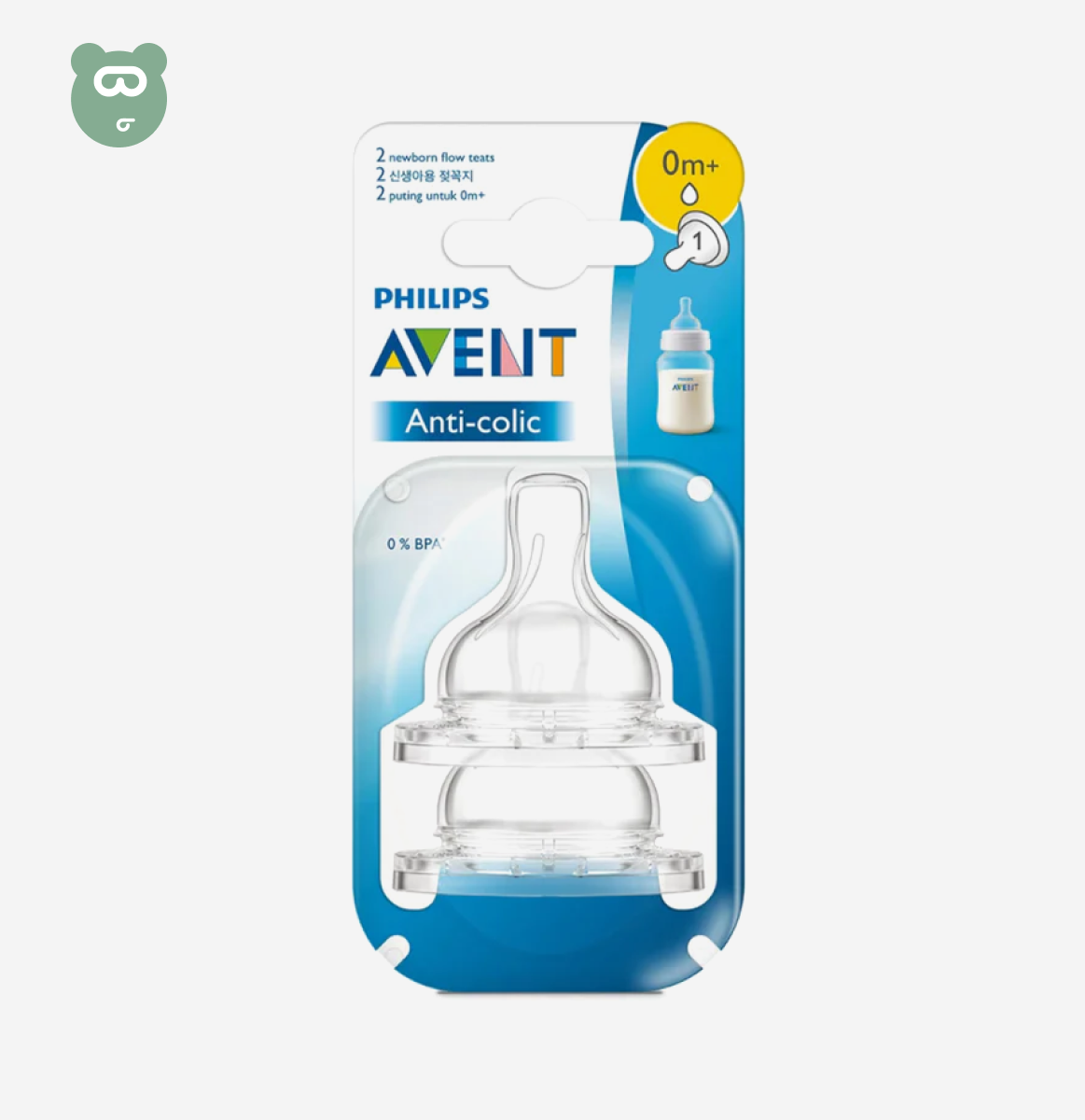 Avent Anti Colic Teat 0m+