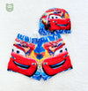 Boys swim shorts and cap set