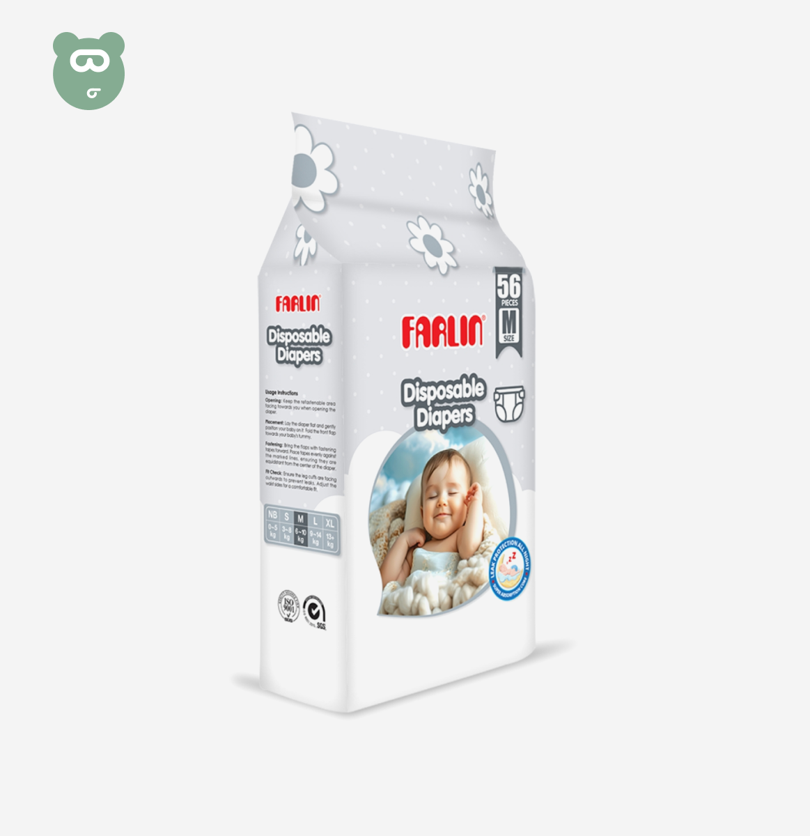 Farlin Baby M 56pcs
