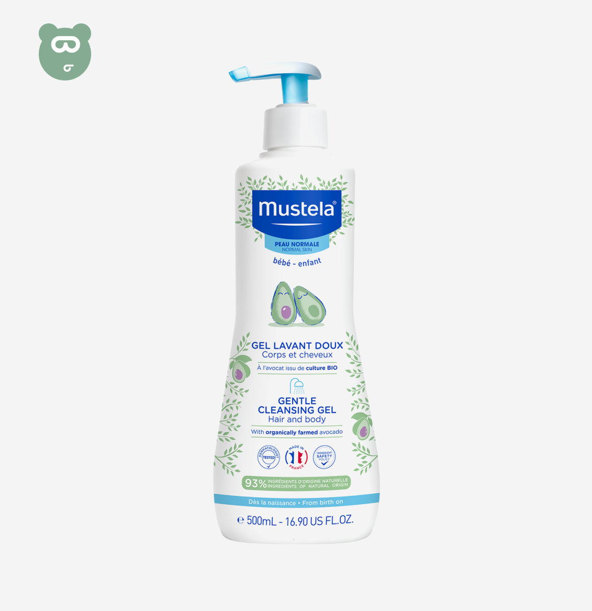 Mustela Gentle Cleansing Gel 500ml