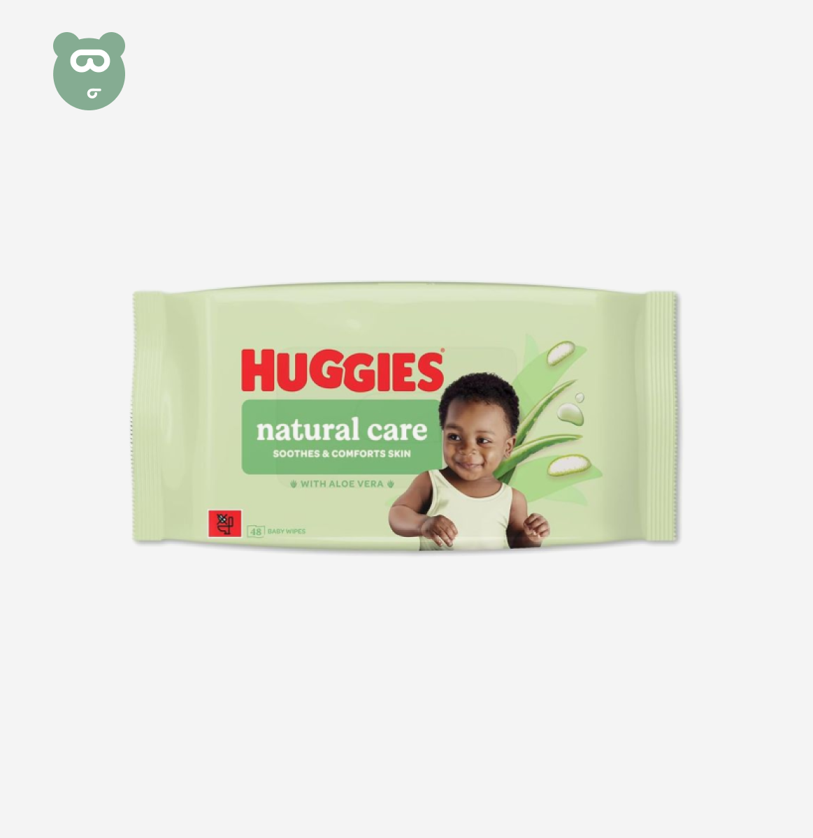 Huggies Natural Care Aloe Vera 48 Wipes