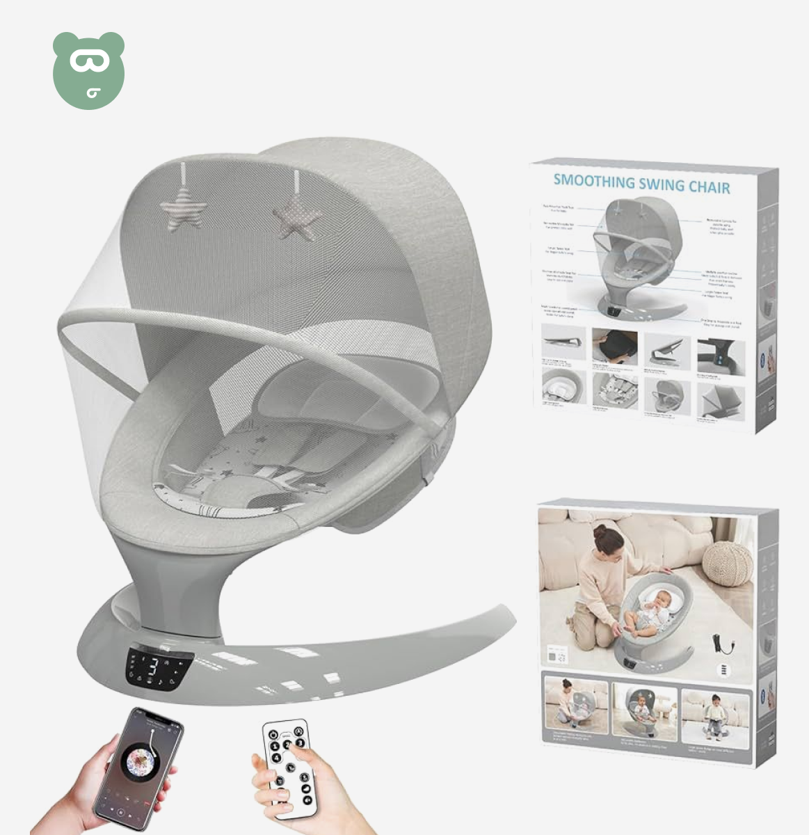 කිඩිලෝ 3 ඉන් 1 බාසිනෙට්