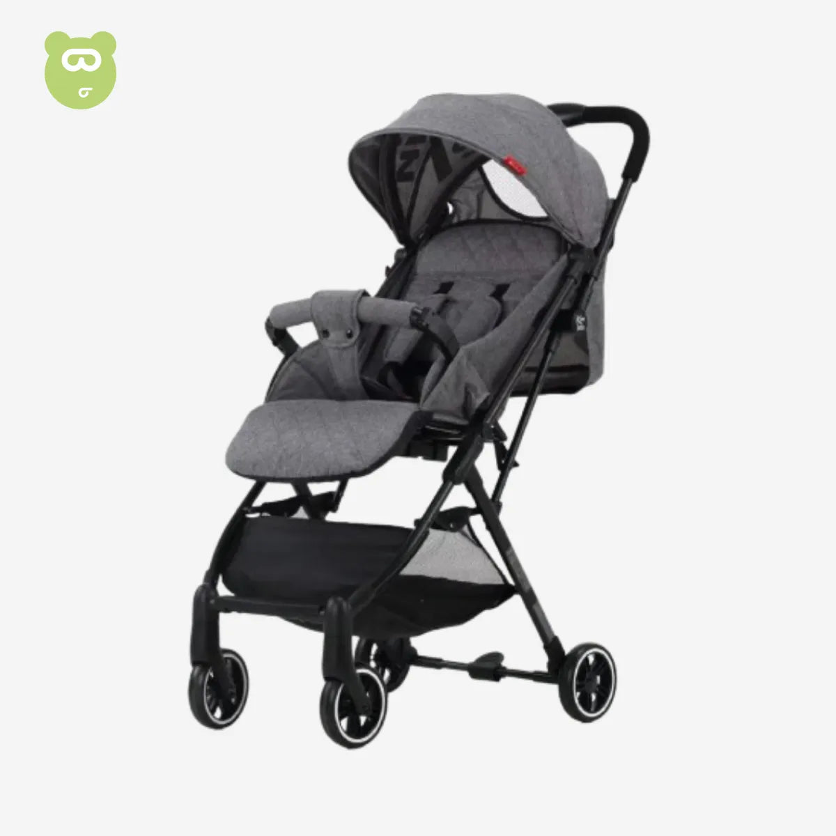 Kinlee Travel Stroller Two Way Handle - Grey