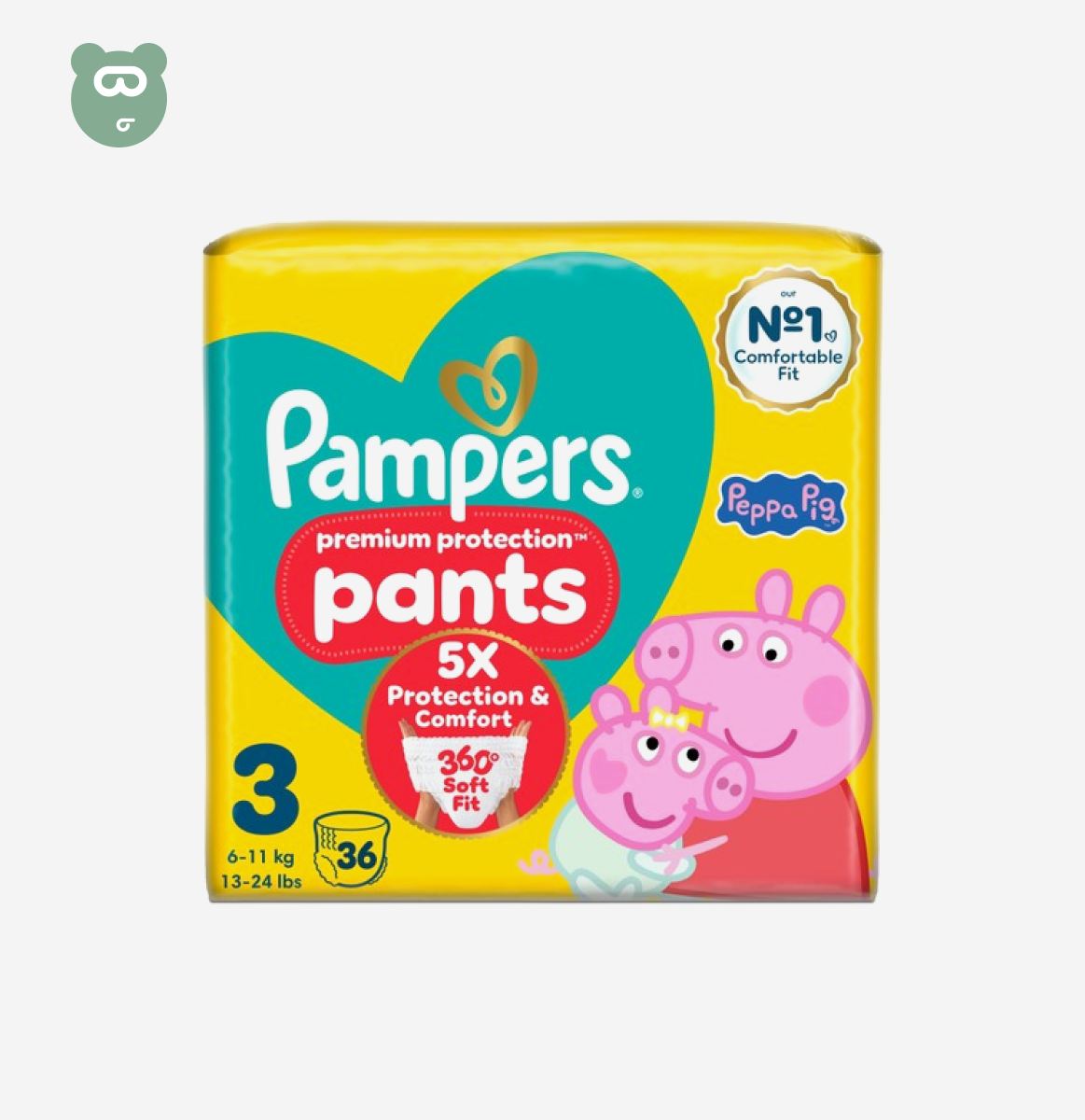 Pampers Pants Pull-On - Size 3 Mini - 36 pack