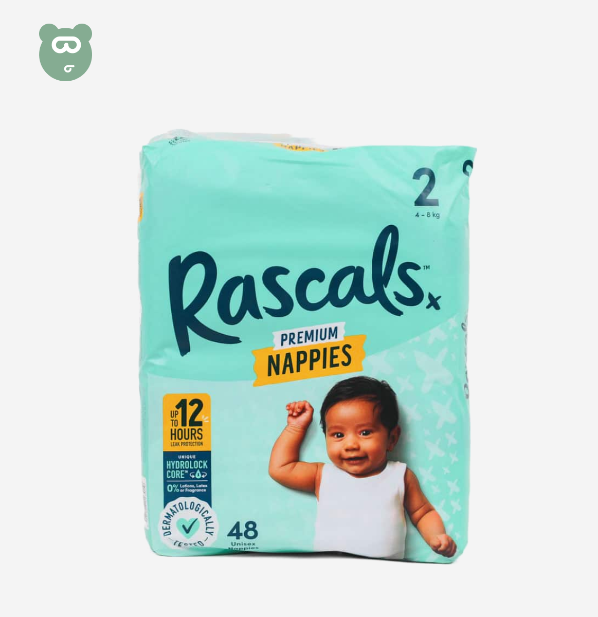 Rascals Premium Baby Diapers Size 2 - 48