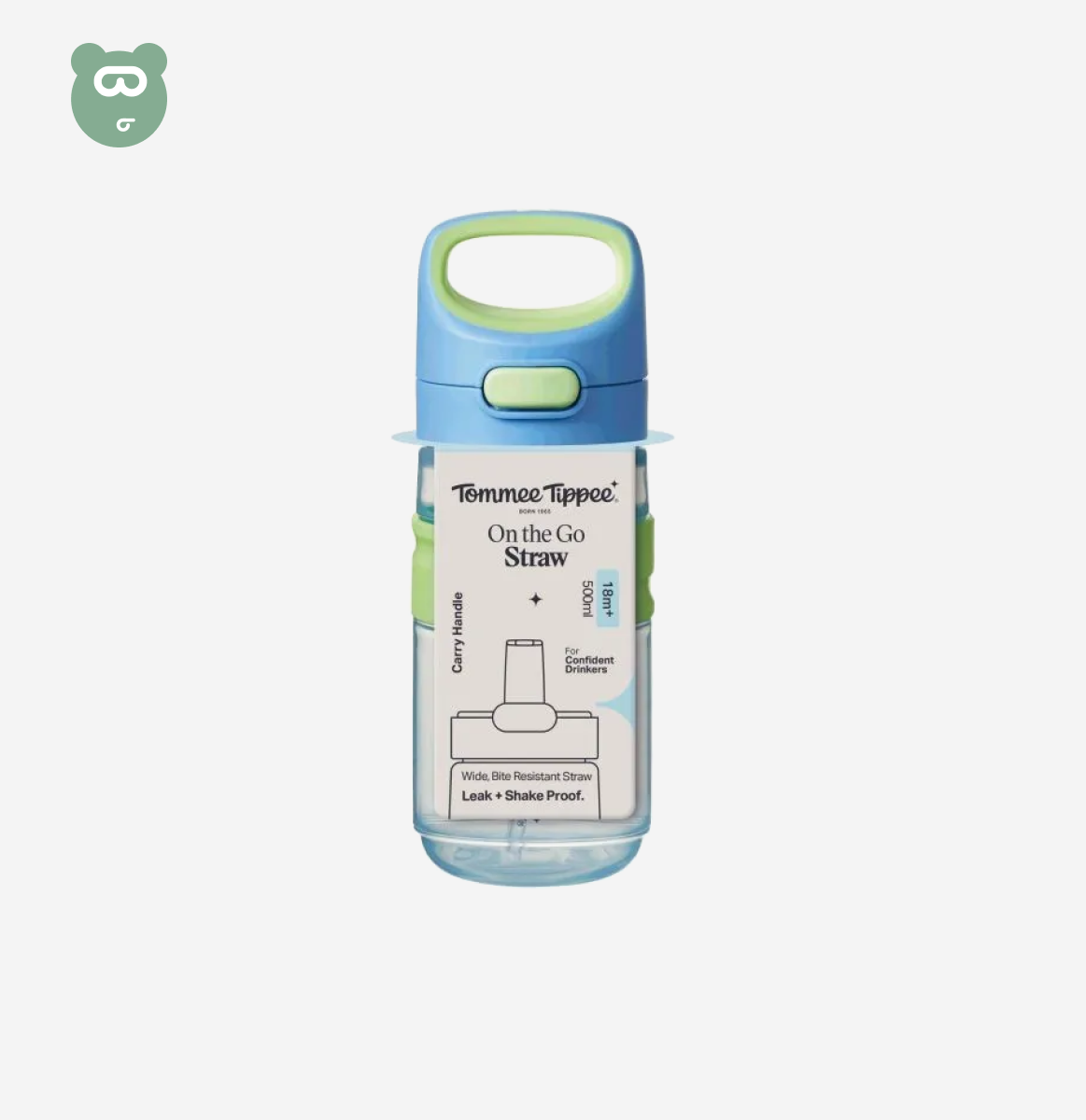 T.T On The Go Straw 500ml 18m+