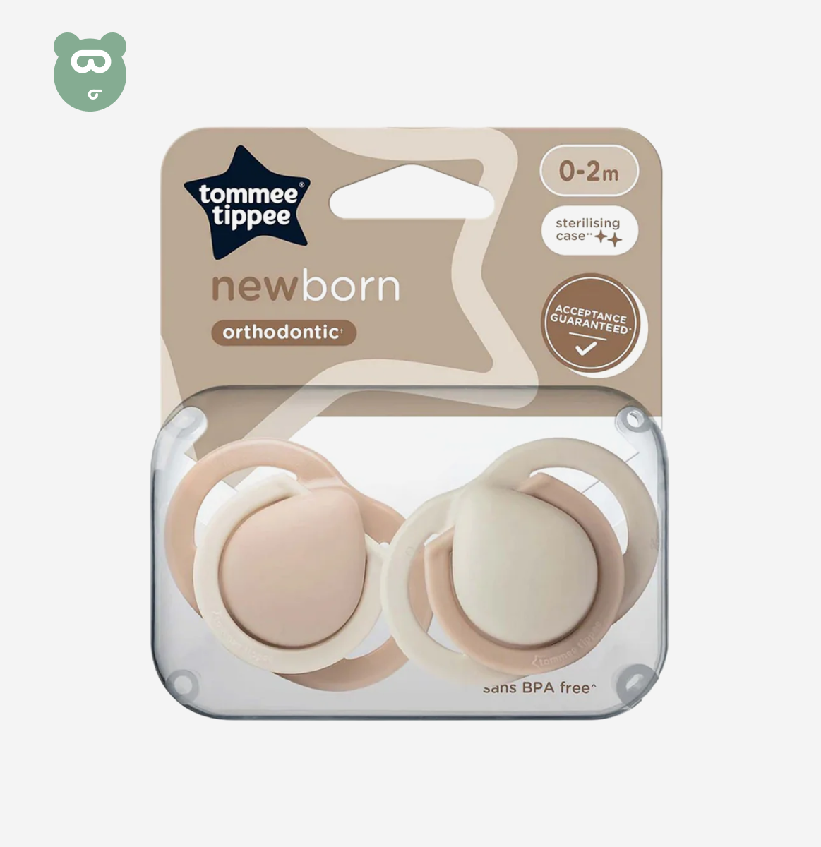 Tommee Tippee NewBorn Soother 0-2m