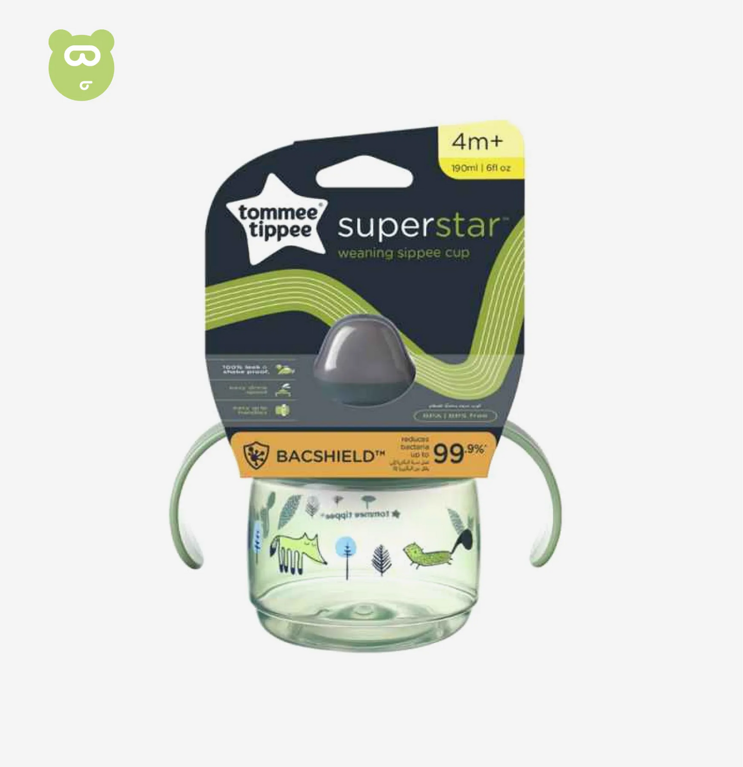 Tommee Tippee Sippee Cup Green 4m