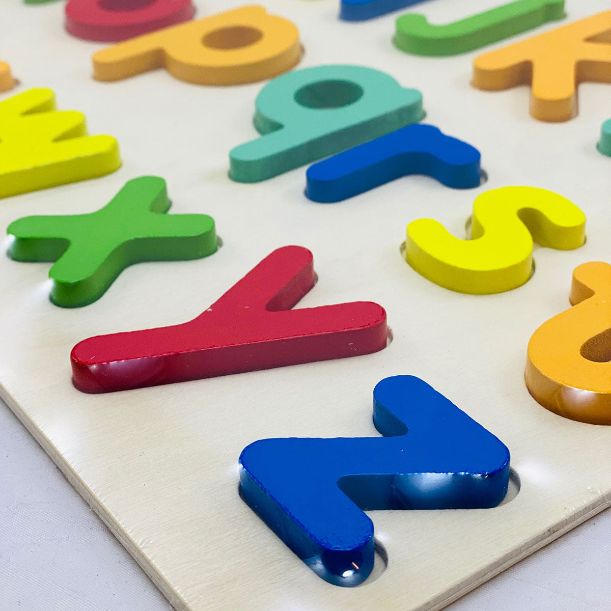 Wooden Toys in Sri Lanka - Simple Letter Alphabet