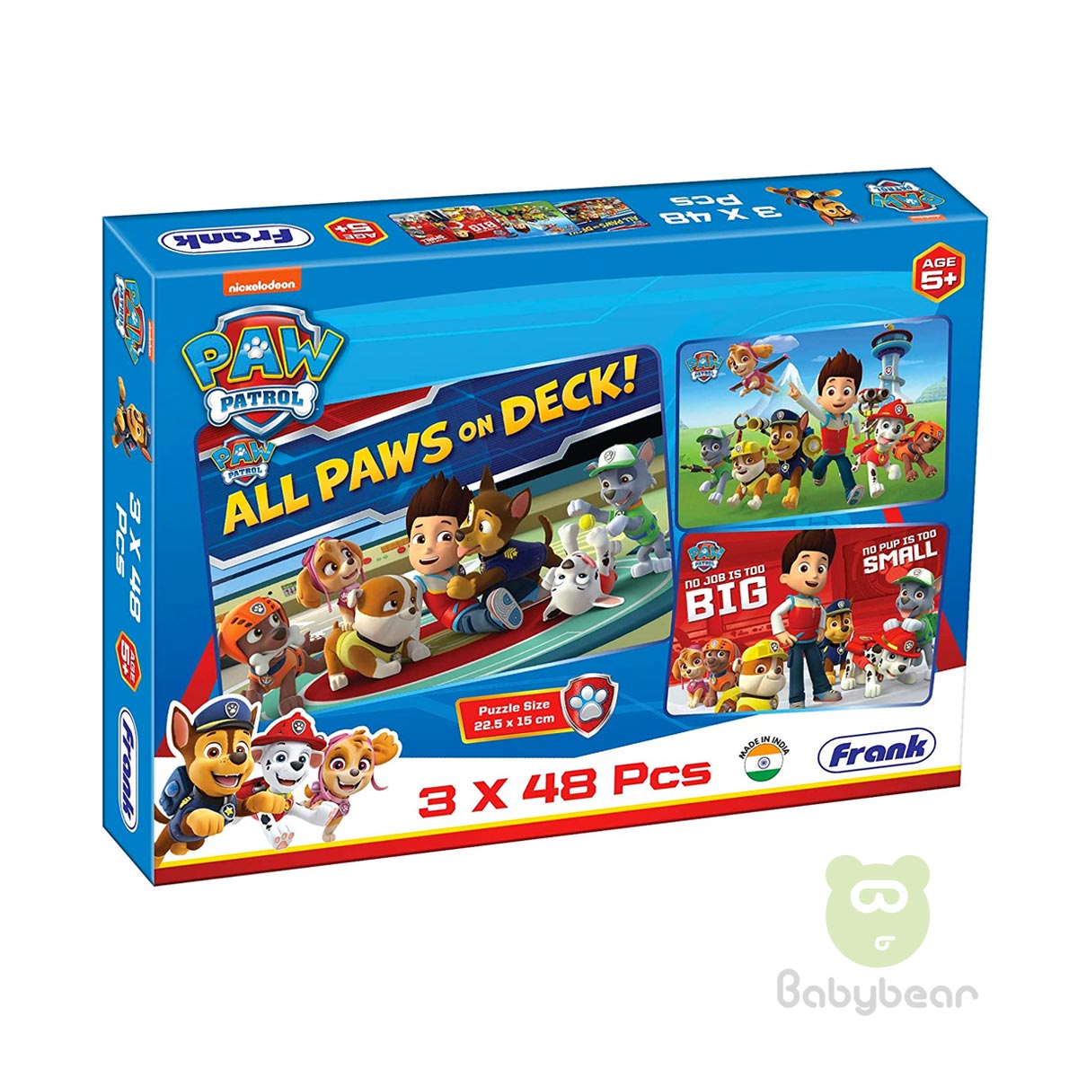 All Paws on Deck Puzzle 3 x 48pc