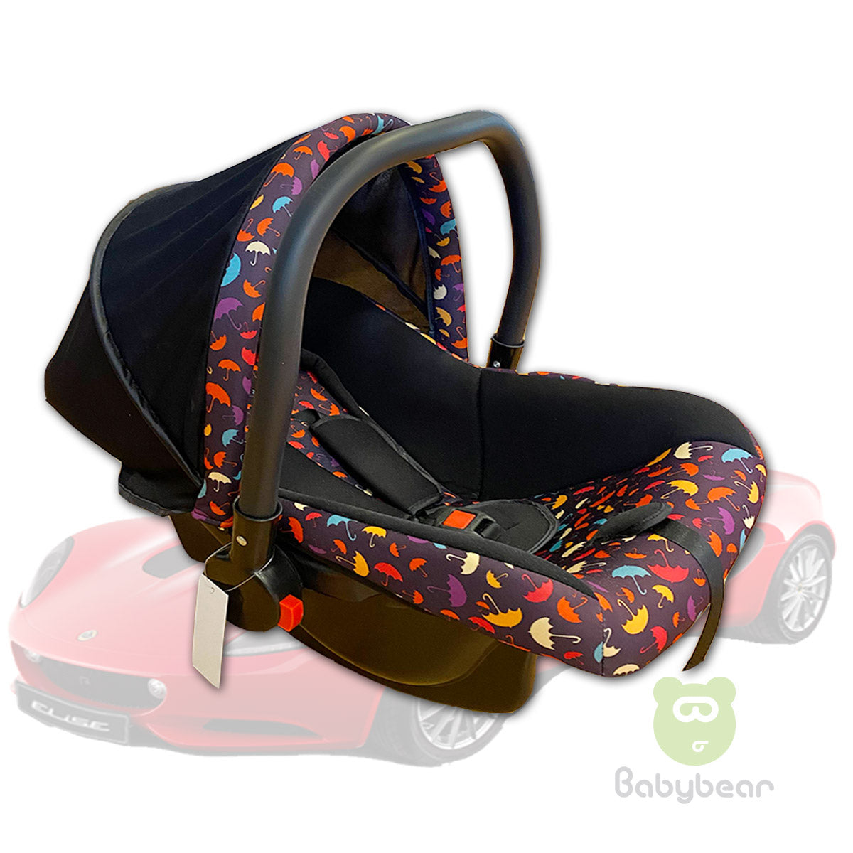 Baby Car Seat Carrier & Rocker- Umbrella Print