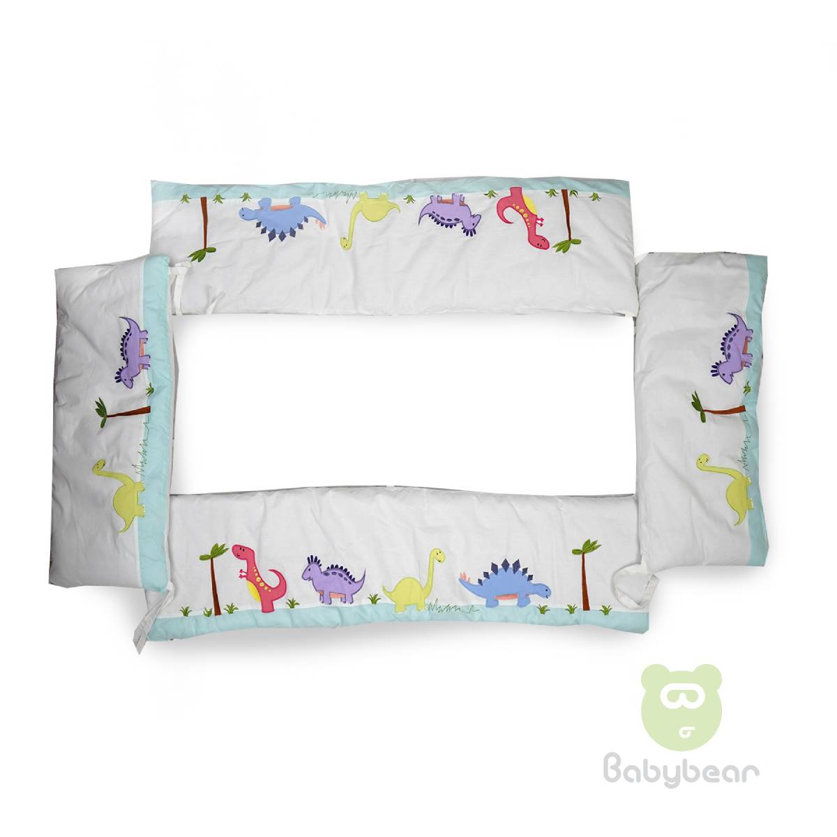 Baby Bear 4 piece Crib Bumper Set - Dinosaurs