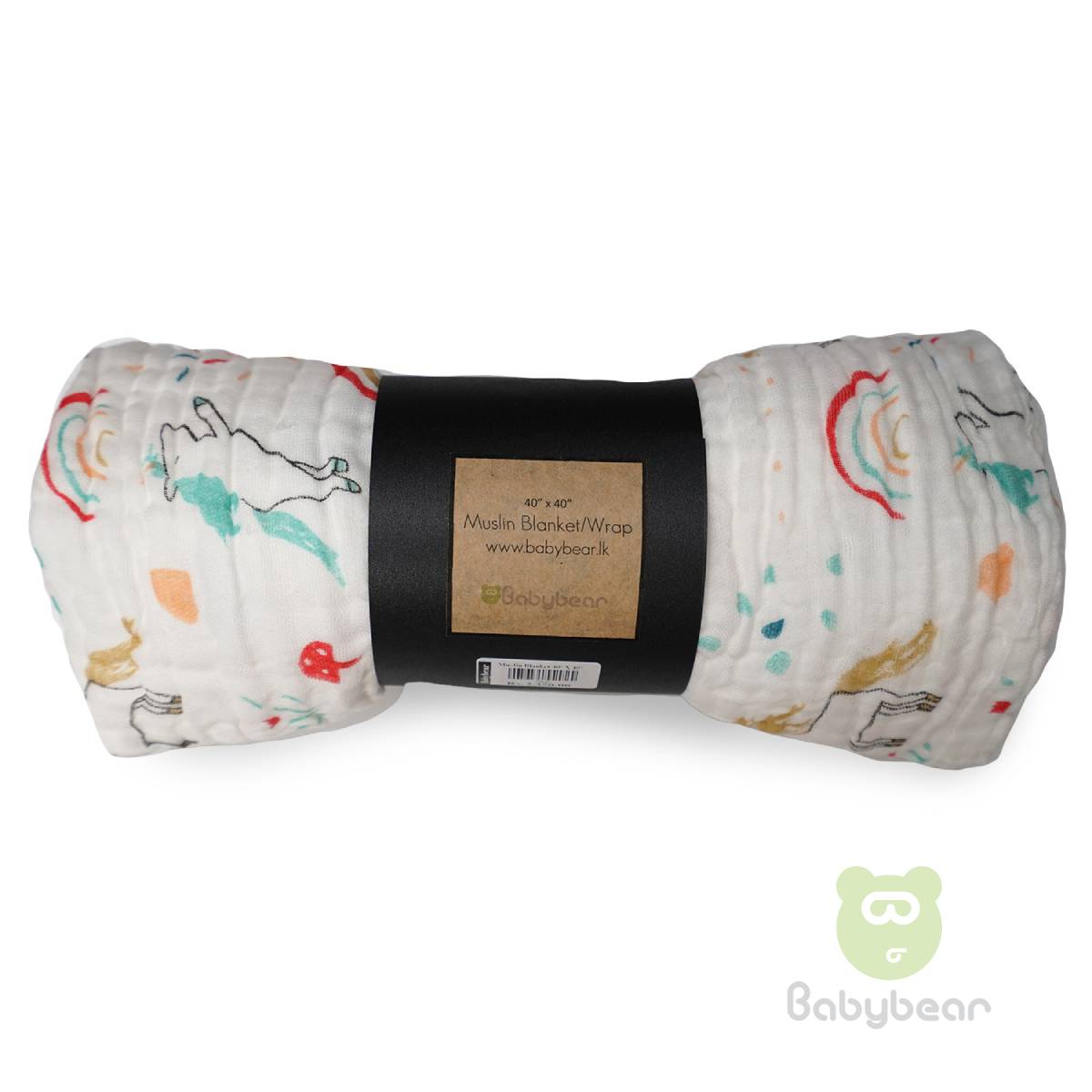 Babybear Muslin Blanket - Wrap Unicorn