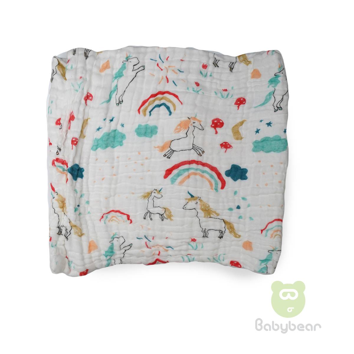 Babybear Muslin Blanket - Wrap Unicorn