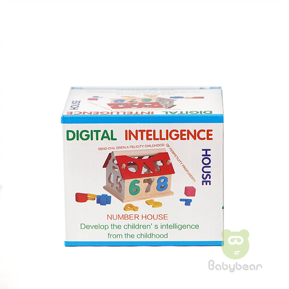 Kids Educational Wooden House Building Blocks