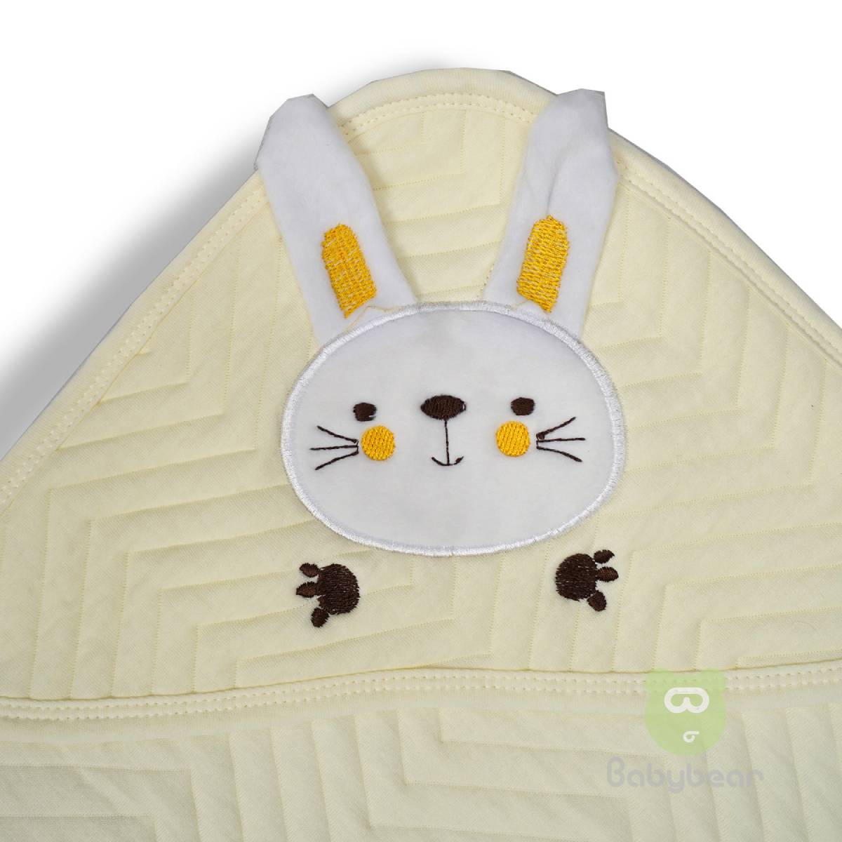 Hooded Baby Blanket - Yellow