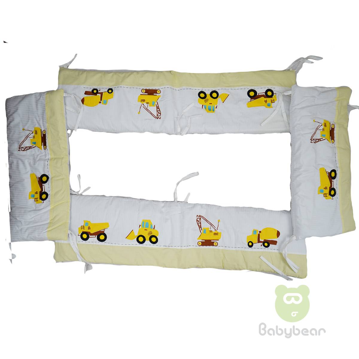 Baby Bear 4 piece Crib Bumper Set - Truck