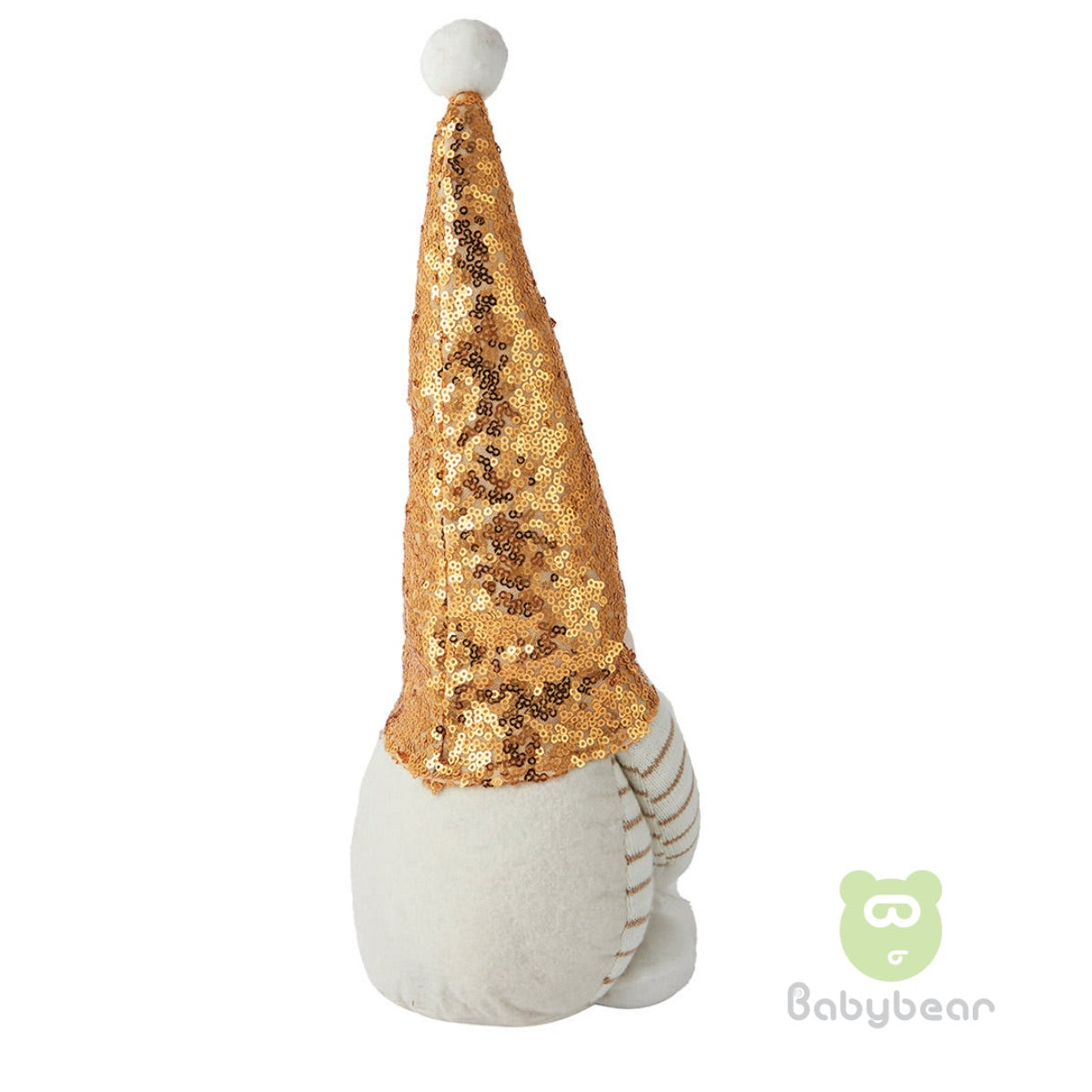 Christmas Decoration Medium Gnome-Gold