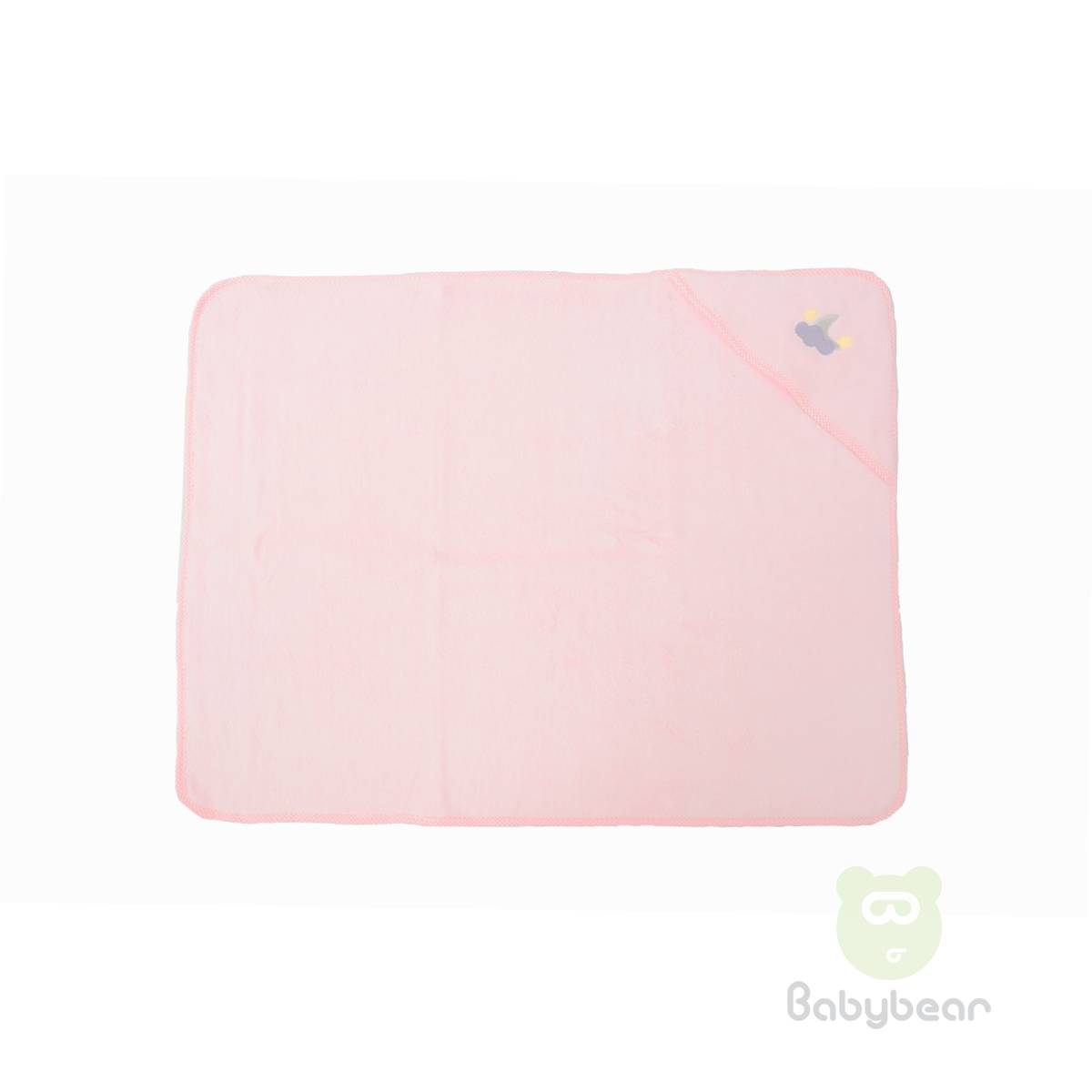 Babybear Baby Hooded Towel Full Pink