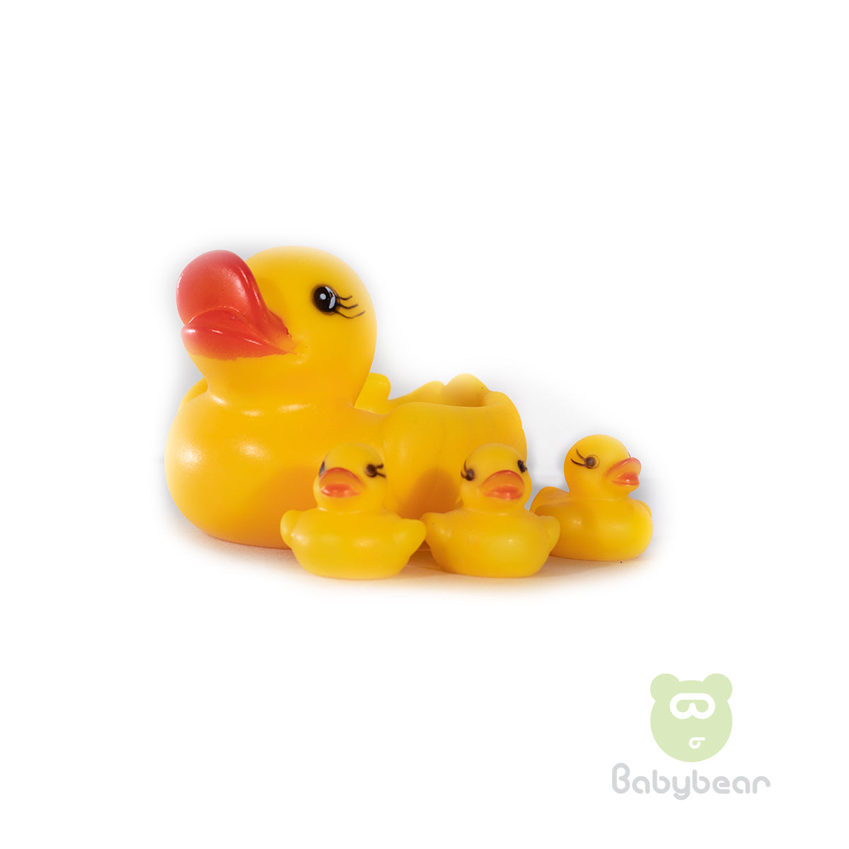 Rubber Duck Family Bath Set (Set of 4) - Floating Bath Tub Toy Small