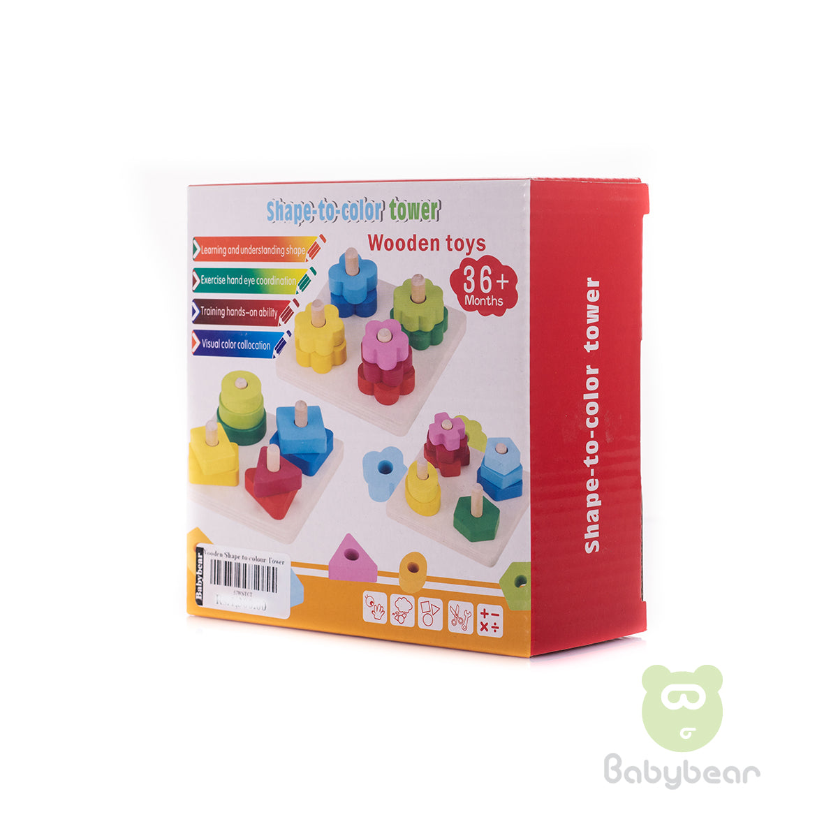 Wooden Shape To Colour Tower