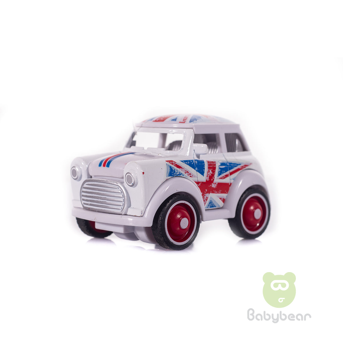 Metal Friction Powered Die-cast Classic Mini Cooper White