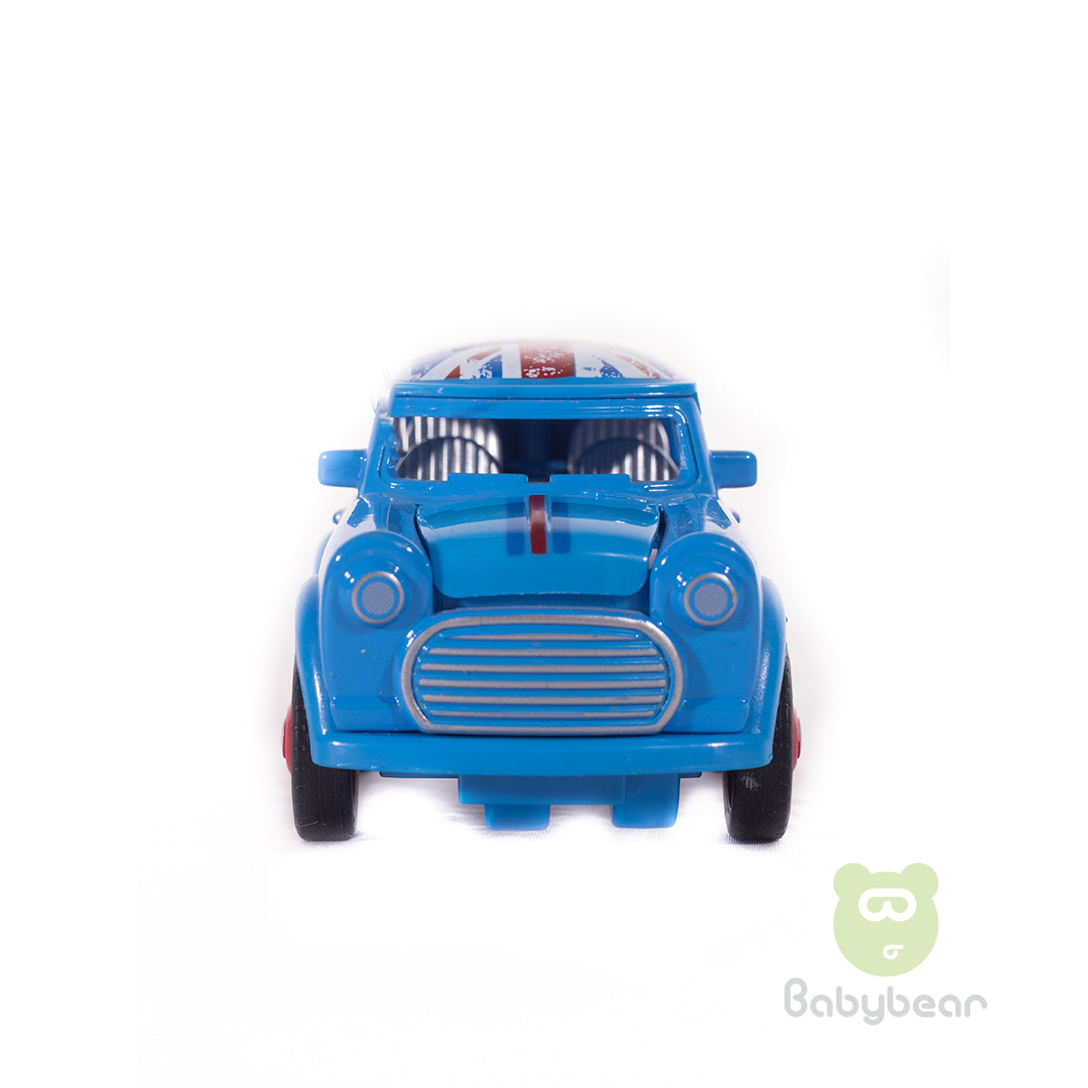 Metal Friction Powered Die-cast Classic Mini Cooper Blue