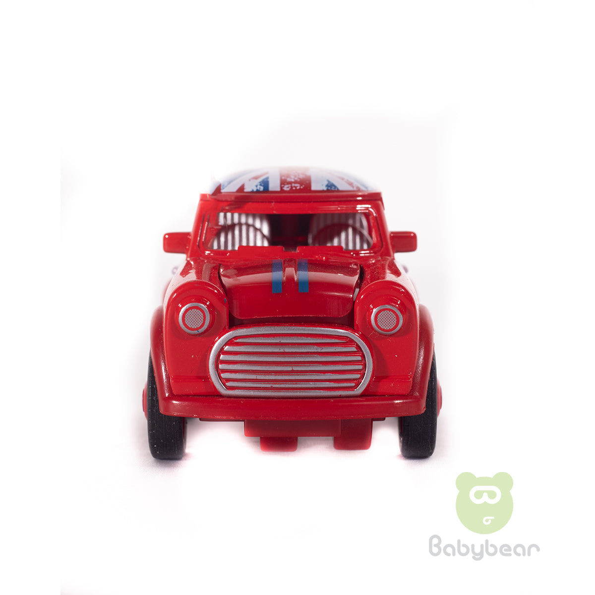 Metal Friction Powered Die-cast Classic Mini Cooper Red