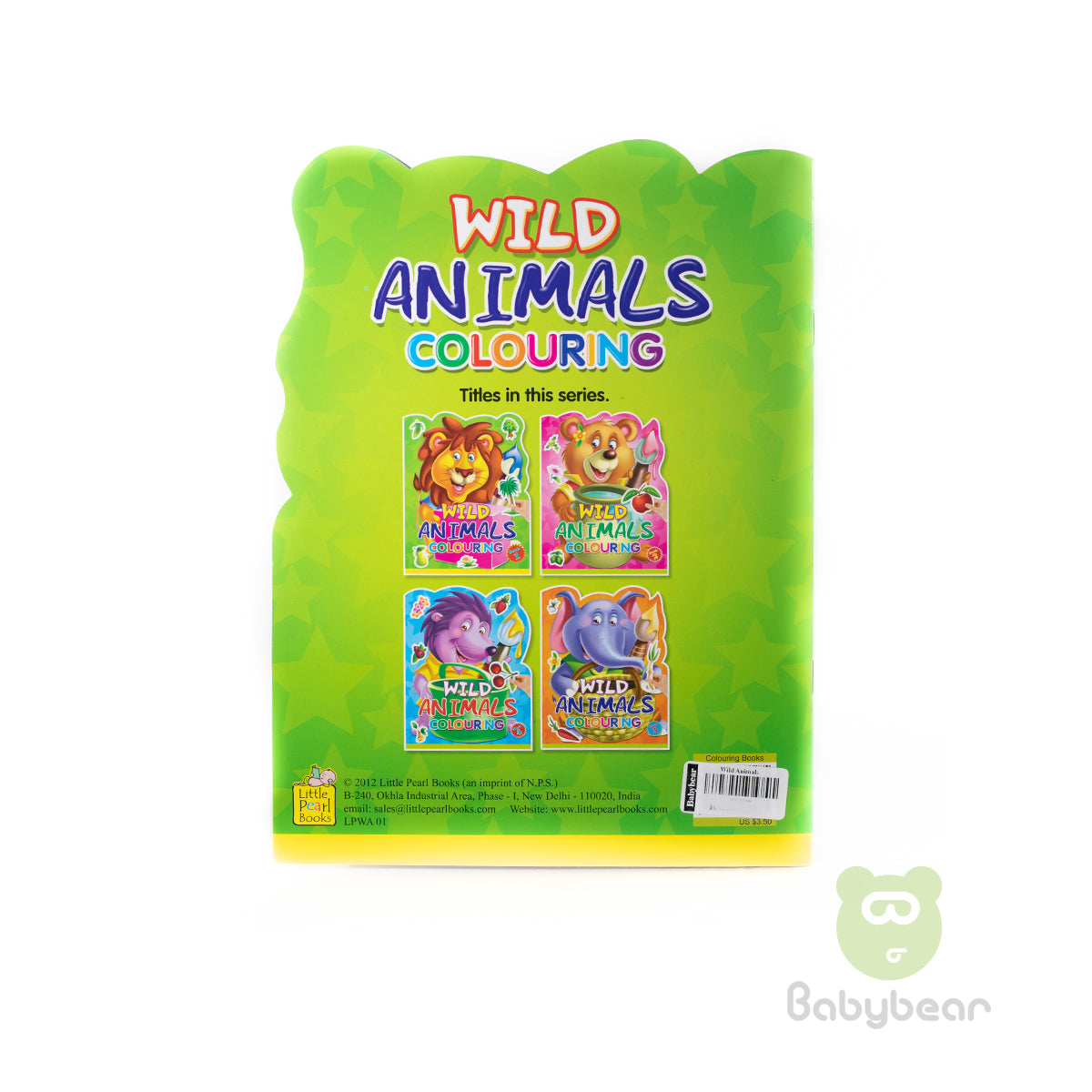 Wild Animals Colouring Book 1
