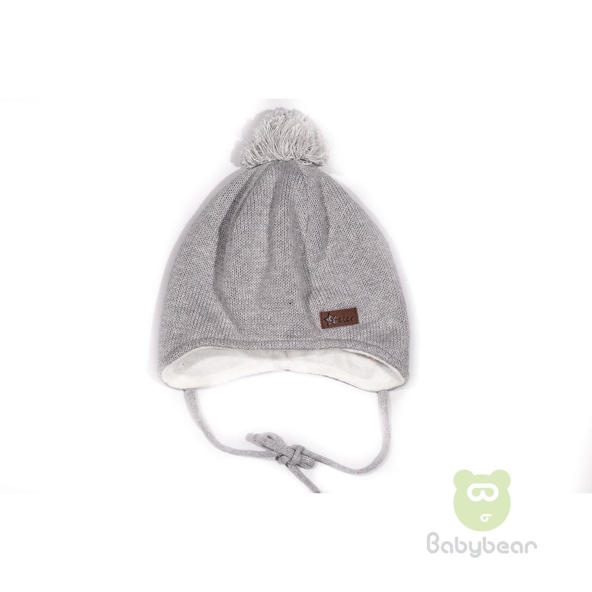 Baby Beanie Hat Grey 12-18 months