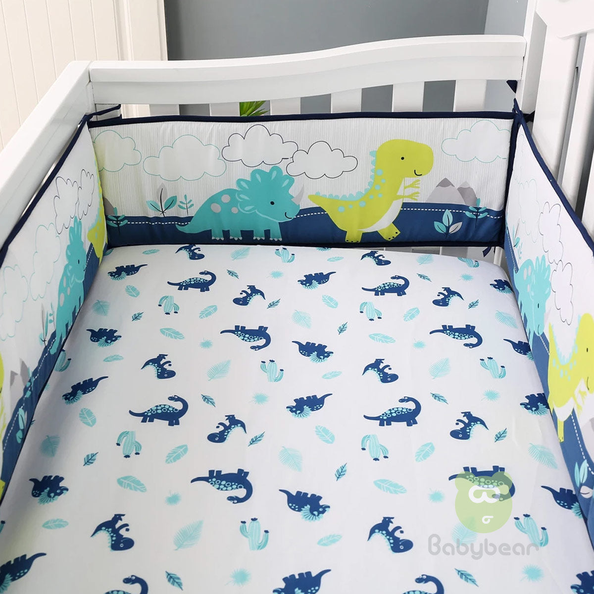 Dino Baby Bedding Set 8 Pcs - Dinosaur