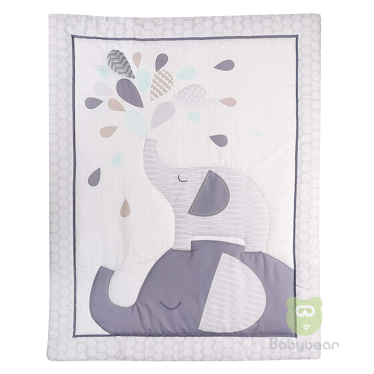 Elephant Bedding Set 8Pcs