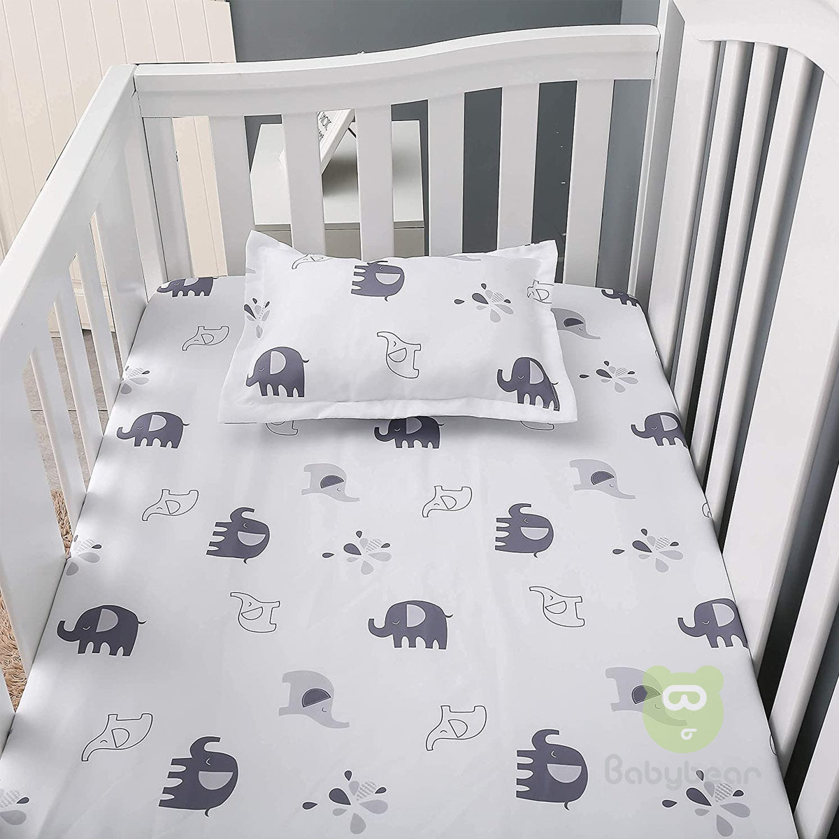 Elephant Bedding Set 8Pcs