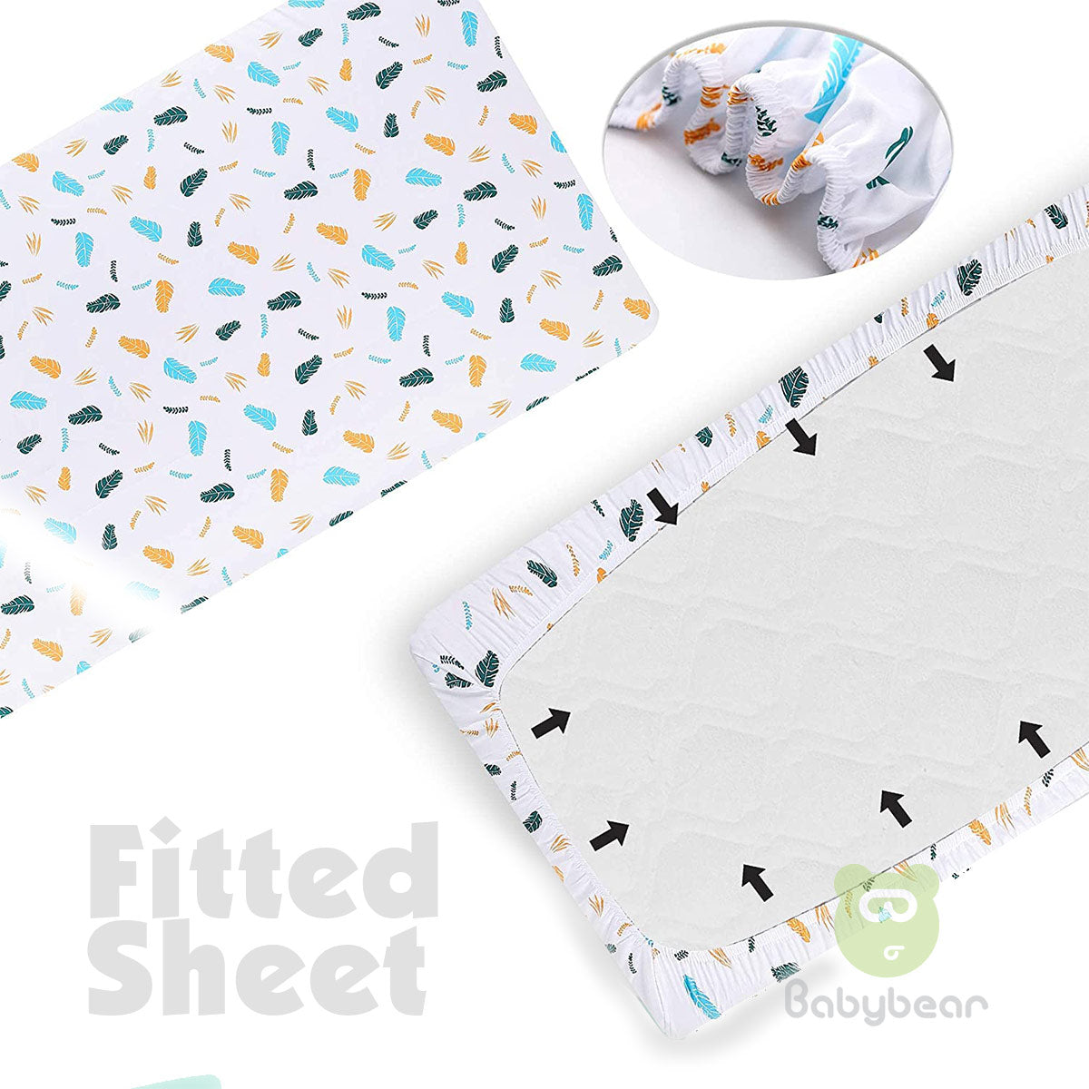 Baby Bedding Set 8 Pcs - Lion Jungle Theme