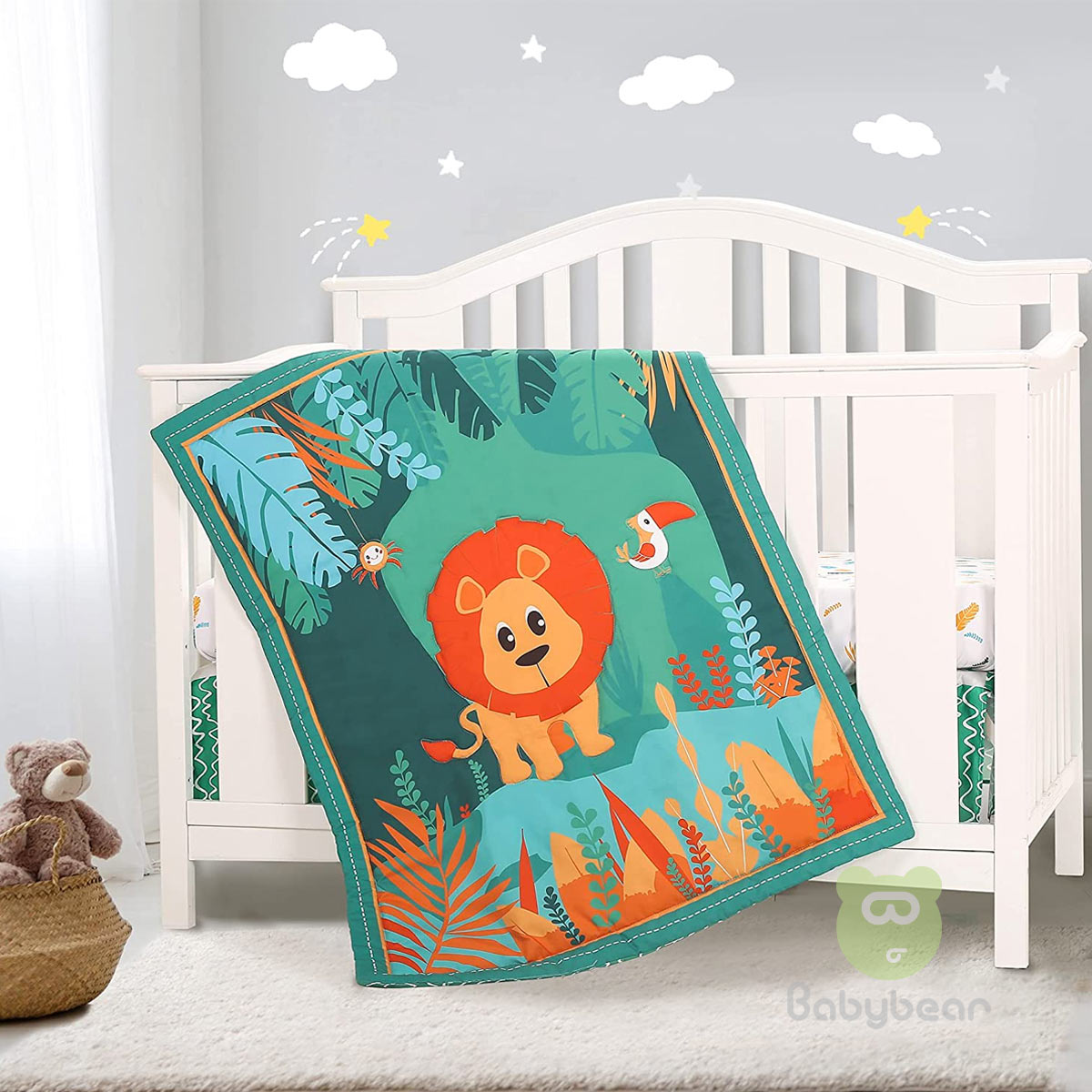 Baby Bedding Set - Lion Jungle Theme