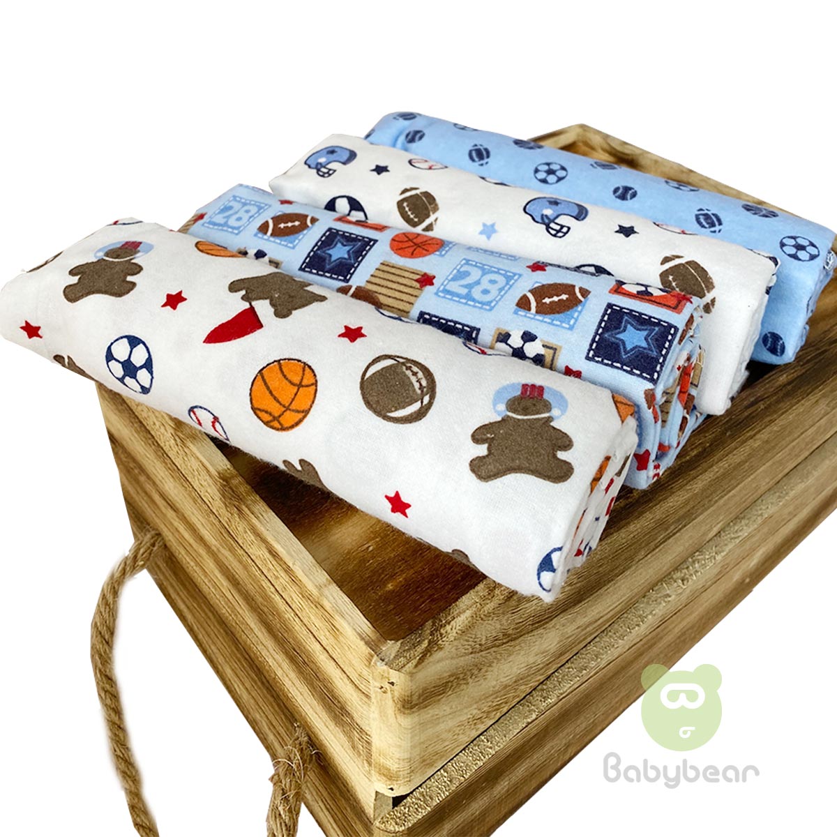 Babybear Blanket Set of 4 - Sports