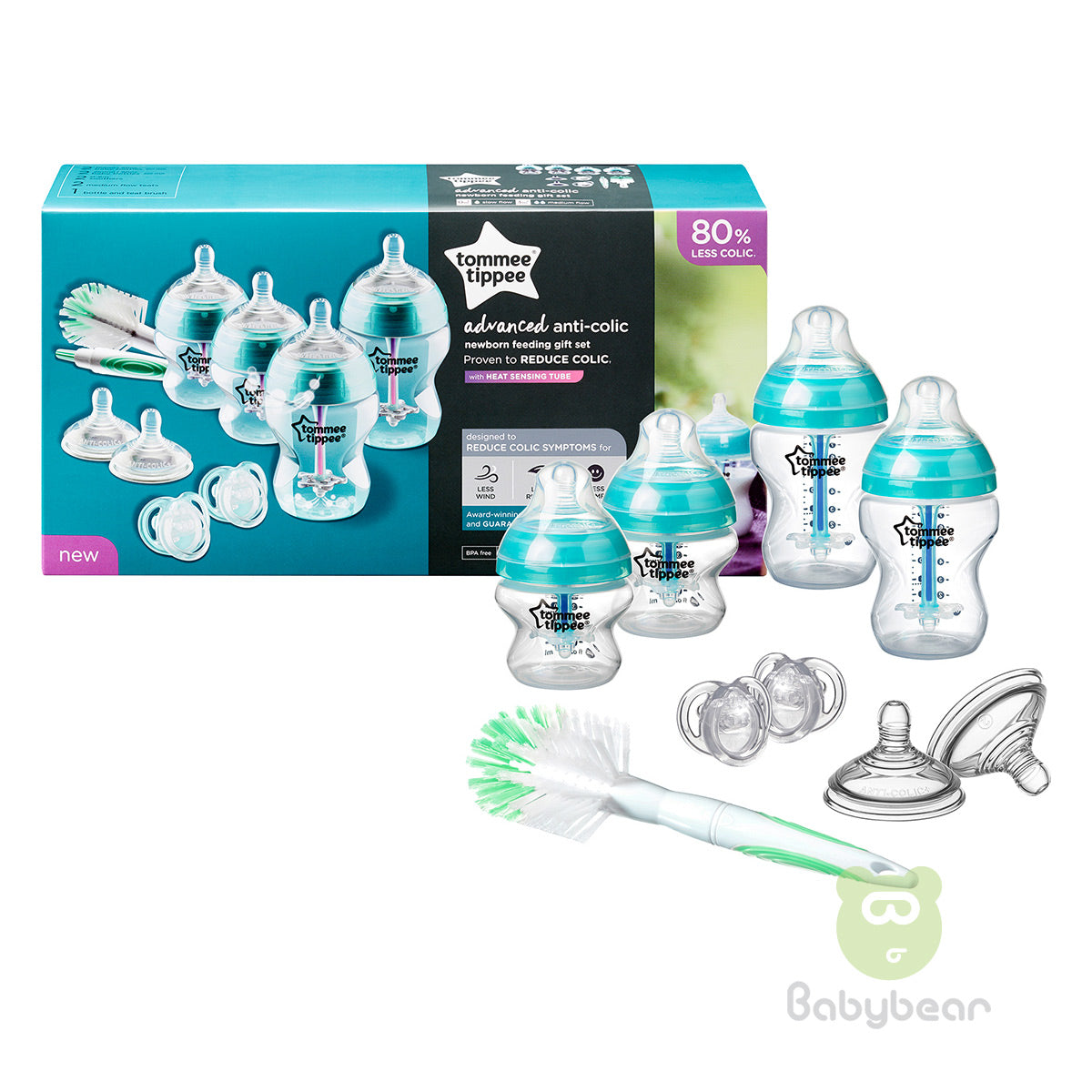 Tommee Tippee Advanced Anti-Colic New Born Complete Feeding Gift Set
