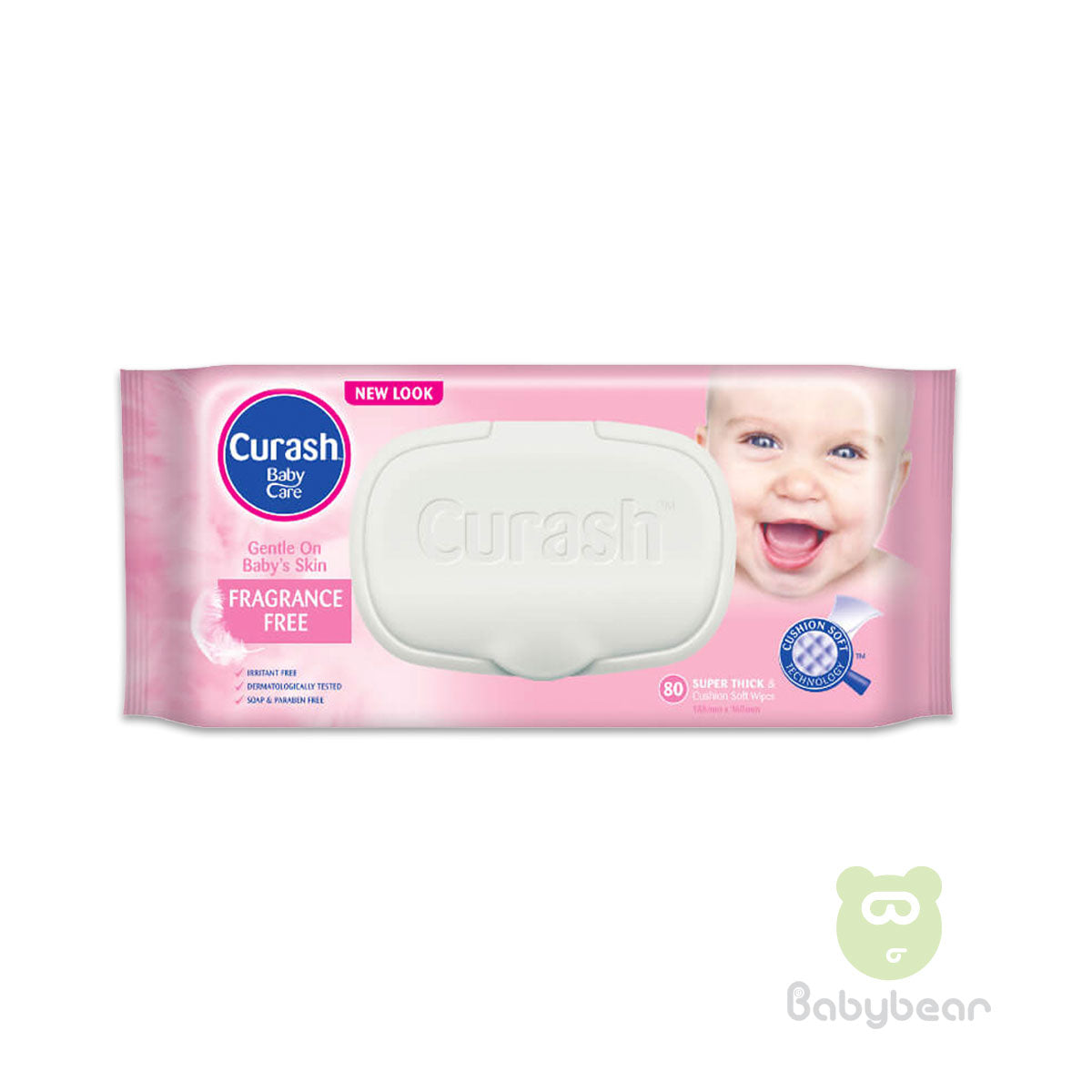 Curash Fragrance Free Wipes