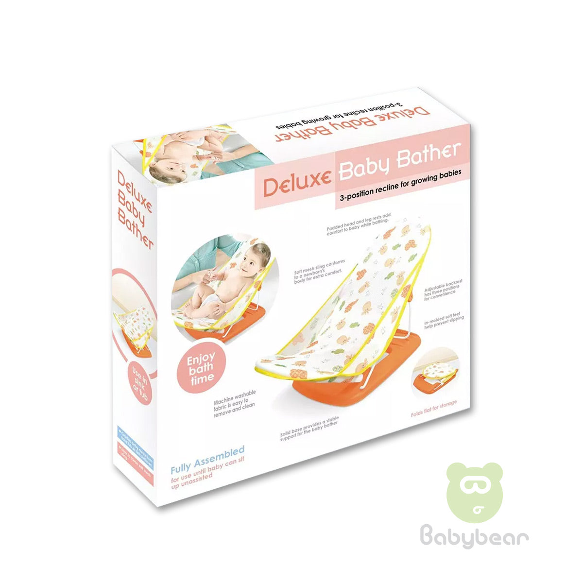 Deluxe Baby Bather Orange